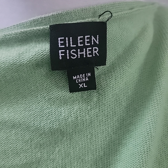 Eileen Fisher Light Green Cardigan - Picture 6 of 6